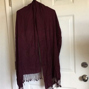 Dark purple scarf